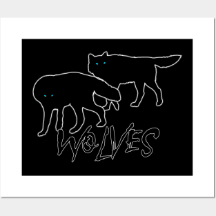 Black Wolves Posters and Art